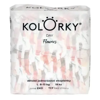 KOLORKY DAY Pleny jednorázové eko, květiny (8-13 kg) ks