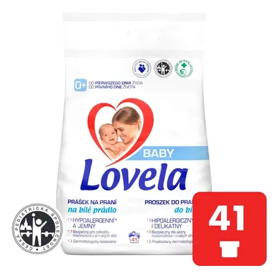 LOVELA Baby prášek na praní na bílé prádlo 4,1 kg / pracích dávek