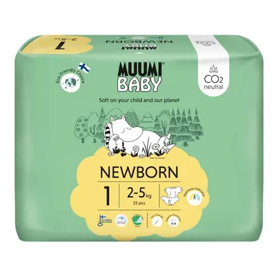 MUUMI Baby Newborn 2–5 kg (25 ks), eko pleny