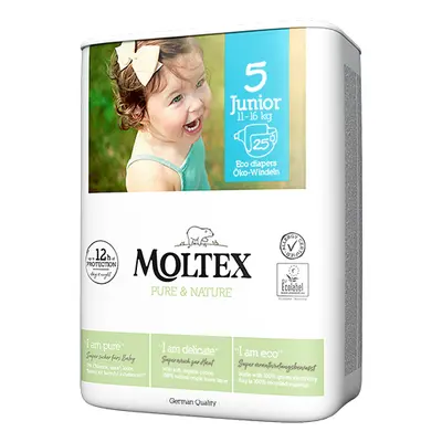 MOLTEX Pure&Nature Pleny jednorázové Junior (11-16 kg) ks