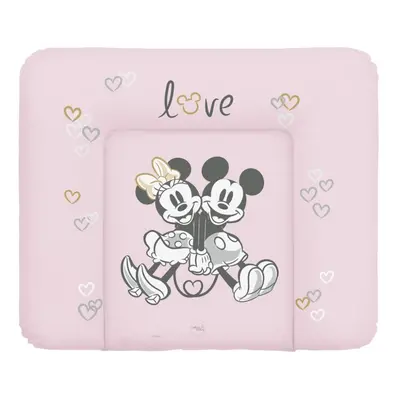 CEBA Podložka přebalovací měkká na komodu (85x72) Disney Minnie & Mickey Pink