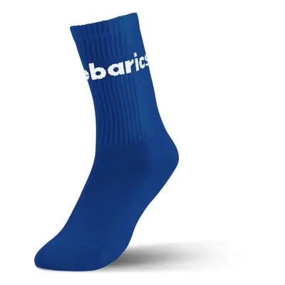 Barebarics - Barefootové ponožky - Crew - Cobalt Blue - Big logo blue