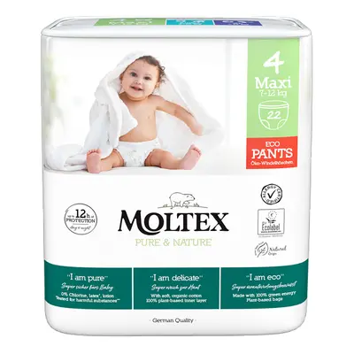 MOLTEX Pure&Nature Kalhotky plenkové jednorázové Maxi (7-12 kg) ks