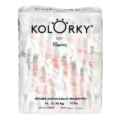 KOLORKY DAY Pleny jednorázové eko, květiny (12-16 kg) ks