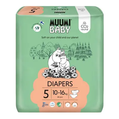 MUUMI Baby Maxi+ 10–16 kg (44 ks), eko pleny