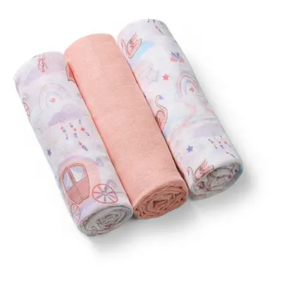 BABYONO Pleny mušelínové Super Soft ks - Peach, 70x70 cm