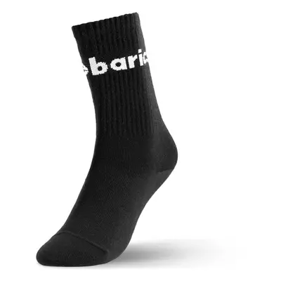 Barebarics - Barefootové ponožky - Crew - Black - Big logo black