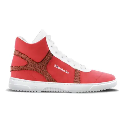 Barefoot tenisky Barebarics Hifly - Red & White red