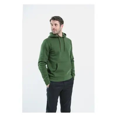 Pánská mikina s kapucí Be Lenka Essentials - Dark Green green