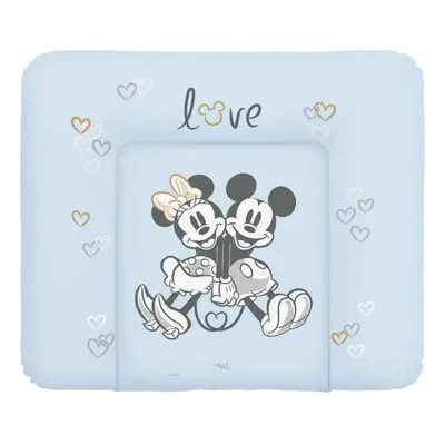 CEBA Podložka přebalovací měkká na komodu (85x72) Disney Minnie & Mickey Blue