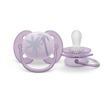 Philips AVENT Šidítko Ultrasoft Premium 0-6m fialová, ks