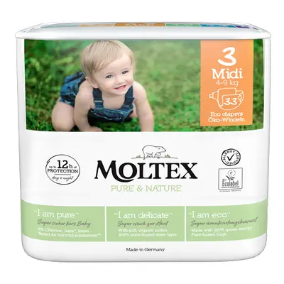 MOLTEX Pure&Nature Pleny jednorázové Midi (4-9 kg)