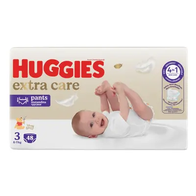 HUGGIES® Kalhotky plenkové jednorázové Extra Care Pants (6-11kg) ks