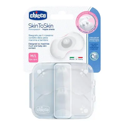 CHICCO Chránič bradavek SkinToSkin silikon ks M/L