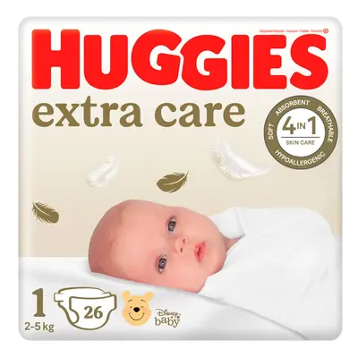 HUGGIES® Extra care Pleny jednorázové (2-5 kg) ks