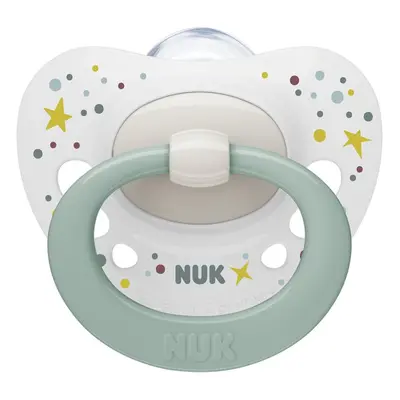 NUK Dudlík Signature 0-6m box bílo-zelený