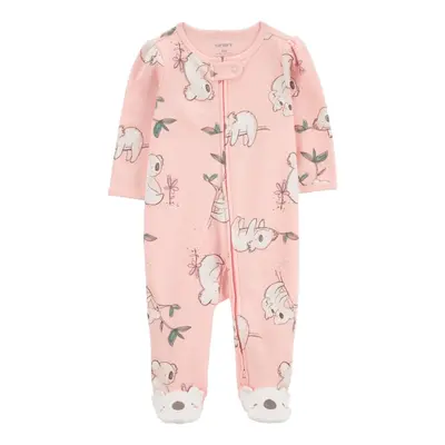 CARTER'S Overal na zip Sleep&Play Pink Koala holka 9m/vel.