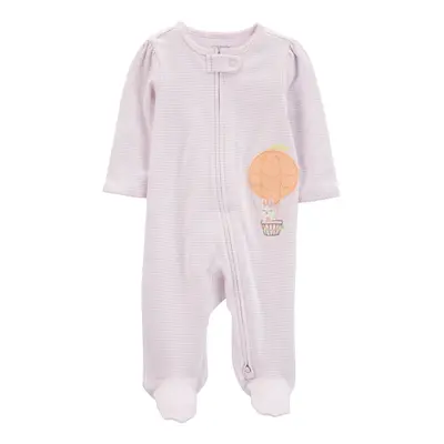 CARTER'S Overal na zip Sleep&Play Lilac Stripe holka 9m/vel.