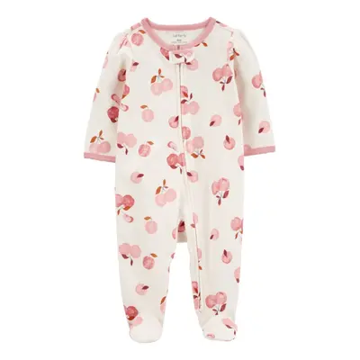 CARTER'S Overal na zip Sleep&Play Ivory Apple holka 9m/vel.