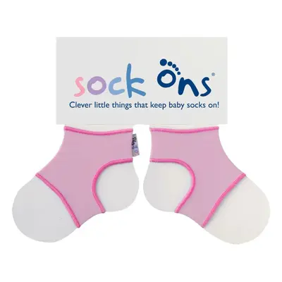 KIKKO Sock Ons Držák ponožek Classic - Růžová (6-12m)