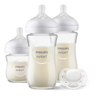 Philips AVENT Novorozenecká startovní sada Natural Response skleněná SCD878/11