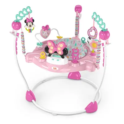 DISNEY BABY Skákadlo/aktivní centrum 2v1 Minnie Mouse Forever Besties 6m+ do kg