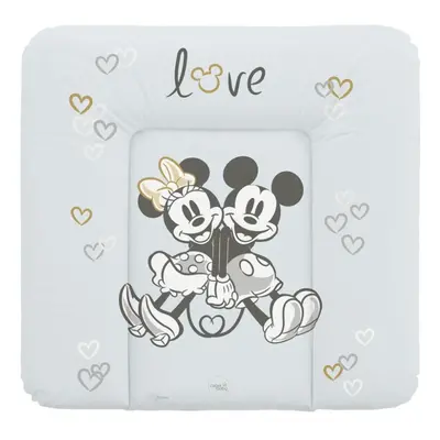 CEBA Podložka přebalovací měkká na komodu (75x72) Disney Minnie & Mickey Grey