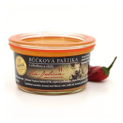 Via Delicia Bůčková paštika s cibulkou a chilli 130 g