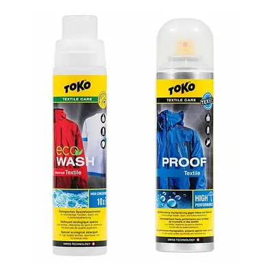 Prací prostředek a impregnace Toko Duo-Pack Textile Proof & Eco Textile Wash