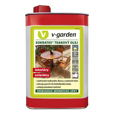 Teakový olej Sokrates 0,6 l V-garden