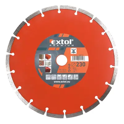 Diamantový řezný kotouč segmentový EXTOL PREMIUM 230 mm 108715