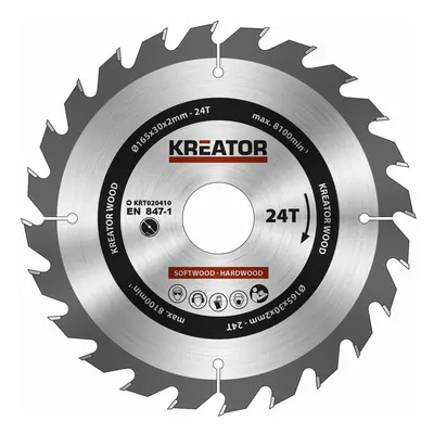 Pilový kotouč Kreator 165 mm 24 T KRT020410