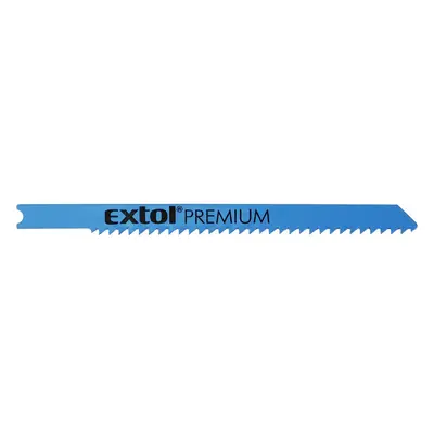 EXTOL PREMIUM 8805703 - plátky do přímočaré pily 5ks, 75x2,5mm, Bi-metal