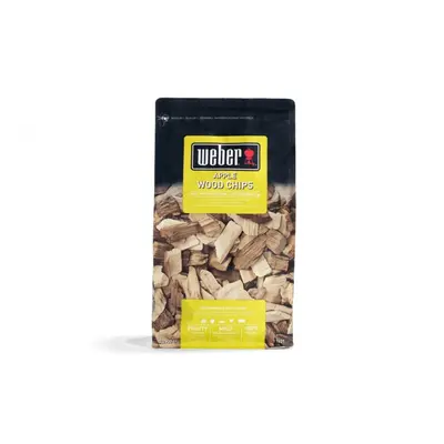 Udící lupínky jablko Weber 700 g