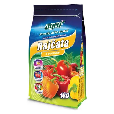 Organo-minerální hnojivo Rajčata a papriky Agro 1 kg 000626