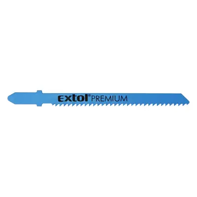 EXTOL PREMIUM 8805203 - plátky do přímočaré pily 5ks, 75x2,5mm, Bi-metal