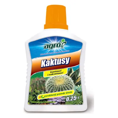 Kapalné hnojivo pro kaktusy 0,25 l Agro 000538