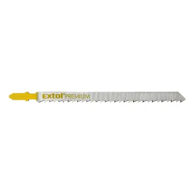 EXTOL PREMIUM 8805012 - plátky do přímočaré pily 5ks, 126x4,0mm, HCS