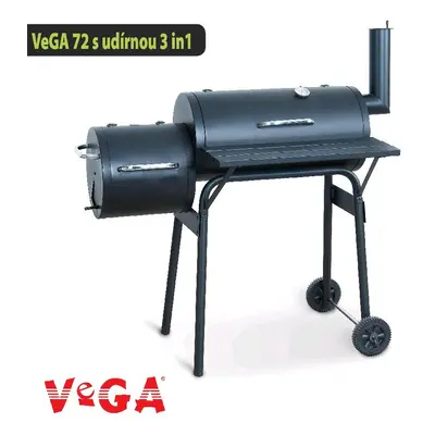 Zahradní gril s udírnou VeGA 72 3v1