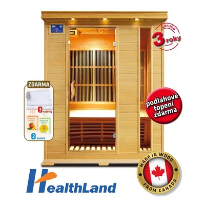 Infrasauna HEALTHLAND DeLuxe 3003 Carbon