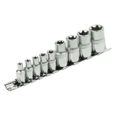 Hlavice nástrčné vnitřní TORX 1/4", 1/2" 9 ks EXTOL PREMIUM 8818114