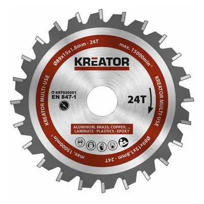 Pilový kotouč univerzální Kreator 89 mm 24T KRT020501