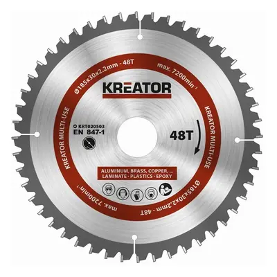 Pilový kotouč univerzální Kreator 185 mm 48T KRT020503