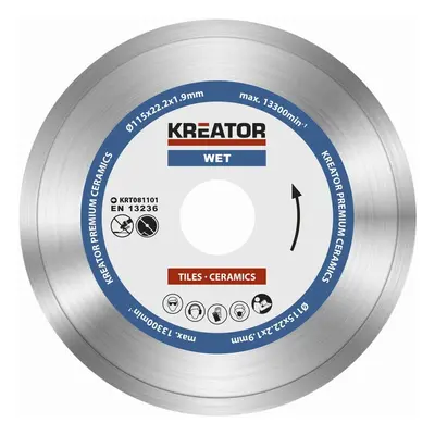 Diamantový kotouč celoobvodový Kreator 115 mm KRT081101