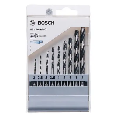 Sada spirálových vrtáků HSS Bosch PointTeQ Hex 2607002826