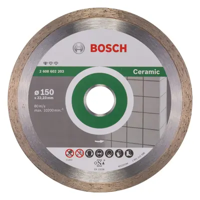 Diamantový kotouč plný Bosch Standard for Ceramic 150 mm 2608602203