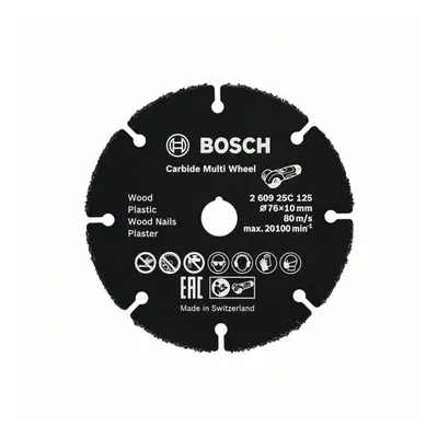 Řezný kotouč Bosch Carbide Multi Wheel, 76 x10 260925C125