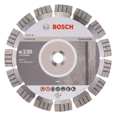 Diamantový segmentový kotouč Bosch Best for Concrete 230 mm 2608602655