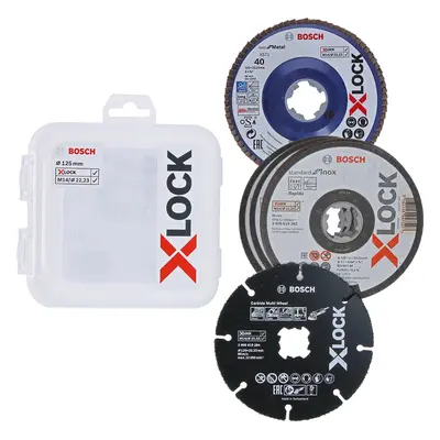 Sada řezných a lamelových kotoučů Bosch X- Lock 2608619374