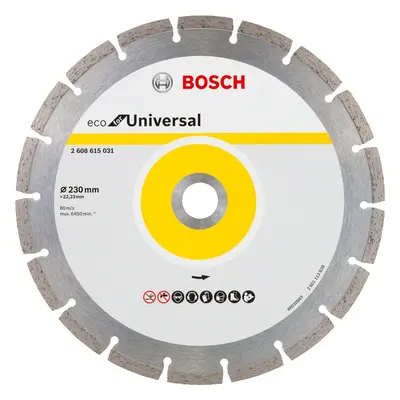 Diamantový kotouč segmentový Bosch Eco for Universal 230 mm 2608615031